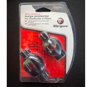 2 pack Targus Mini Mobile Surge Protectors for your laptop, PDAs, notebooks etc!